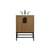 Arka VF48824WB Bathroom Vanity in Walnut Brown/Black