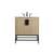 Arka VF48830MW Bathroom Vanity in Mango Wood/Black