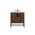 Arka VF48830MWT-BS Bathroom Vanity in Walnut/Black