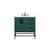 Arka VF48832MGN-BS Bathroom Vanity in Green/Black