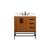 Arka VF48832MTK-BS Bathroom Vanity in Teak/Black