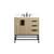 Arka VF48832MW-BS Bathroom Vanity in Mango Wood/Black