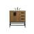 Arka VF48832WB Bathroom Vanity in Walnut Brown/Black