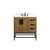 Arka VF48832WB-BS Bathroom Vanity in Walnut Brown/Black