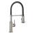 Blanco 442510 Empressa 8 3/4" Single Handle Deck Mounted Semi-Professional Kitchen Faucet with Pull-Down Dual Spray in Polished Nickel