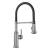 Blanco 442509 Empressa 8 3/4" Single Handle Deck Mounted Semi-Professional Kitchen Faucet with Pull-Down Dual Spray in PVD Steel