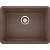 Blanco 522418 Precis 23 1/2" Single Bowl Undermount Silgranit Kitchen Sink in Cafe Brown