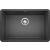 Blanco 522259 Precis 26 7/8" Single Bowl Undermount Silgranit Kitchen Sink in Anthracite