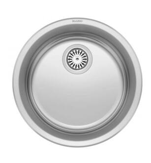 Blanco 513652 Rondo 18 1/8" Single Bowl Undermount Stainless Steel Kitchen Sink in Brushed