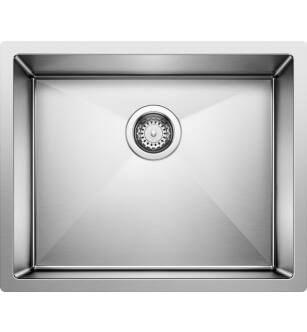 Blanco 516223 Precision 22" Single Bowl Undermount Steelart Kitchen Sink in Satin