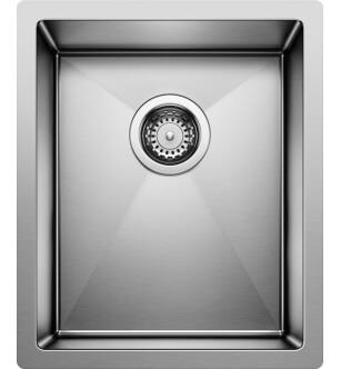Blanco 516225 Precision 15" Small Single Bowl Undermount Steelart Kitchen Sink in Satin