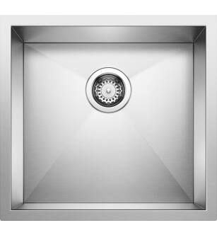 Blanco 516209 Precision 19" Large Single Bowl Undermount Steelart Kitchen Sink in Satin