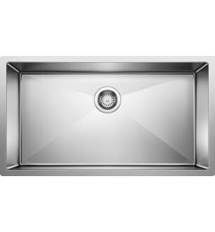 Blanco 515823 Precision 32" Single Bowl Undermount Steelart Kitchen Sink in Satin