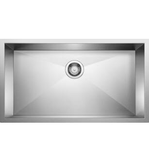 Blanco 515820 Precision 32" Single Bowl Undermount Steelart Kitchen Sink in Satin