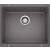 Blanco 519049 Precis 20 3/4" Large Bowl Undermount Silgranit Kitchen Sink in Cinder