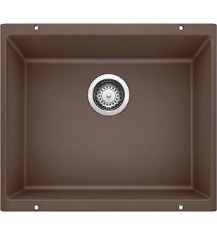 Blanco 515652 Precis 20 3/4" Large Bowl Undermount Silgranit Kitchen Sink in Cafe Brown