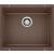 Blanco 515652 Precis 20 3/4" Large Bowl Undermount Silgranit Kitchen Sink in Cafe Brown