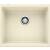 Blanco 513427 Precis 20 3/4" Large Bowl Undermount Silgranit Kitchen Sink in Biscuit