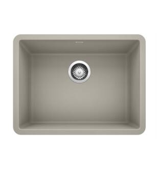 Blanco 442889 Precis 23 1/2" Single Bowl Undermount Kitchen Sink in Concrete Gray