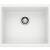 Blanco 513426 Precis 20 3/4" Large Bowl Undermount Silgranit Kitchen Sink in White