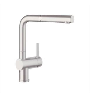 Blanco 441431 Linus 1.8 GPM Single Handle Kitchen Faucet with Pullout Dual Spray in Satin Nickel