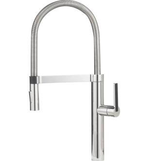 Blanco 441405 Culina Semi Professional 1.8 GPM Single Handle Kitchen Faucet with Pulldown Spray in Chrome