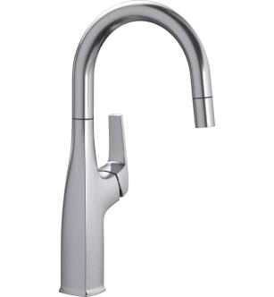 Blanco 442682 Rivana 1.5 GPM Single Hole Bar Faucet in PVD Steel