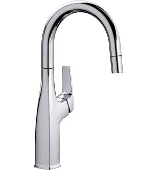 Blanco 442681 Rivana 1.5 GPM Single Hole Bar Faucet in Polished Chrome