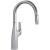 Blanco 442678 Rivana 1.5 GPM Single Hole Pull Down Kitchen Faucet in PVD Steel