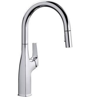 Blanco 442677 Rivana 1.5 GPM Single Hole Pull Down Kitchen Faucet in Polished Chrome