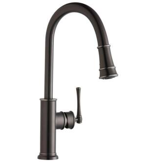 Blanco 442503 Empressa 9" Single Handle Deck Mounted Kitchen Faucet with Pull-Down Dual Spray in Oil Rubbed Bronze