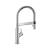 Blanco 401991 Solenta 8 1/8" Single Handle Deck Mounted Semi-Professional Kitchen Faucet with Pull-Down Dual Spray in Stainless Steel