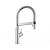 Blanco 401990 Solenta 8 1/8" Single Handle Deck Mounted Semi-Professional Kitchen Faucet with Pull-Down Dual Spray in Chrome