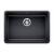 Blanco 442543 Precis 25" Single Bowl Undermount Silgranit Kitchen Sink with ADA Compliant in Anthracite