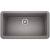 Blanco 401900 Ikon 33" Single Bowl Farmhouse/Front-Apron Silgranit Kitchen Sink in Metallic Gray