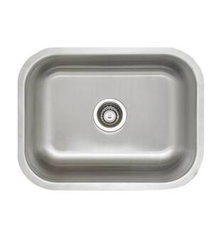 Blanco 441398 Stellar 23" Single Bowl Undermount Stainless Steel Kitchen Sink in Stainless Steel