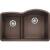 Blanco 441609 Diamond 32" Double Bowl Undermount Silgranit Kitchen Sink with low Divide in Cafe Brown