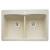 Blanco 440222 Diamond 33" Double Bowl Undermount Silgranit Kitchen Sink in Biscuit