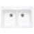 Blanco 440221 Diamond 33" Double Bowl Undermount Silgranit Kitchen Sink in White