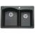 Blanco 440215 Diamond 33" Double Bowl Silgranit Kitchen Sink in Anthracite