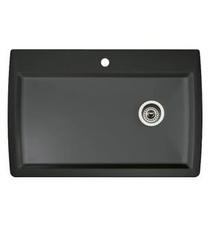 Blanco 440194 Diamond 32 1/2" Single Bowl Undermount Silgranit Kitchen Sink in Anthracite