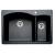 Blanco 440199 Diamond 33" Double Bowl Silgranit Kitchen Sink in Anthracite