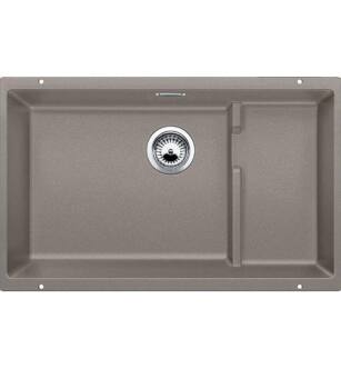 Blanco 519457 Precis 28 3/4" Single Bowl Undermount Silgranit Kitchen Sink in Truffle