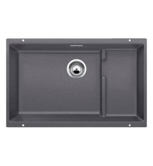 Blanco 519451 Precis 28 3/4" Single Bowl Undermount Silgranit Kitchen Sink in Cinder