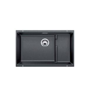 Blanco 519450 Precis 28 3/4" Single Bowl Undermount Silgranit Kitchen Sink in Anthracite