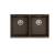 Blanco 516323 Precis 29 3/4" Double Bowl Undermount Silgranit Kitchen Sink in Cafe Brown