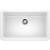 Blanco 401734 Ikon 29 3/8" Single Bowl Farmhouse/Front-Apron Silgranit Kitchen Sink in White