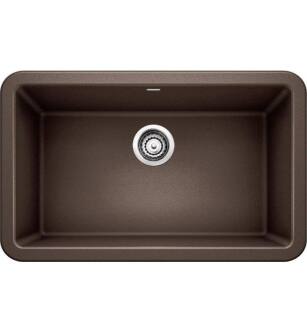 Blanco 401733 Ikon 29 3/8" Single Bowl Farmhouse/Front-Apron Silgranit Kitchen Sink in Cafe Brown