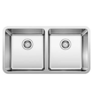 Blanco 442768 Formera 33" Double Bowl Undermount Stainless Steel Kitchen Sink