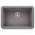 Blanco 402314 Ikon 27" Single Bowl Apron Front Silgranit Kitchen Sink in Metallic Gray